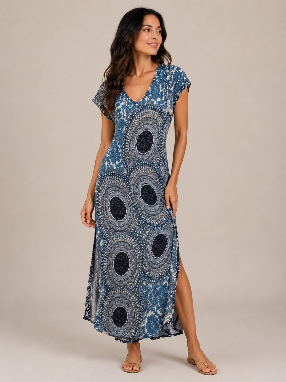 Flowy Maxi Dress | 'One Size'